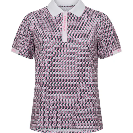 Polo Rohnisch Abby Poloshirt Logo Rose