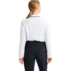 Polo Rohnisch Miriam Long Sleeve Poloshirt White