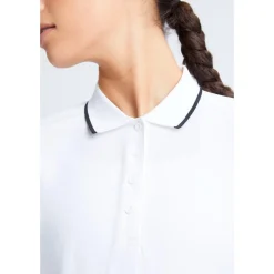 Polo Rohnisch Miriam Long Sleeve Poloshirt White