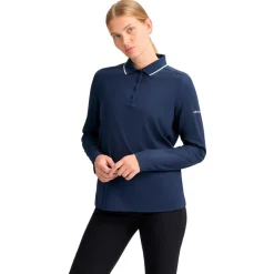 Polo Rohnisch Miriam Long Sleeve Poloshirt Navy