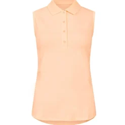 Polo Rohnisch Nicky Sleeveless Poloshirt Monogram Peach