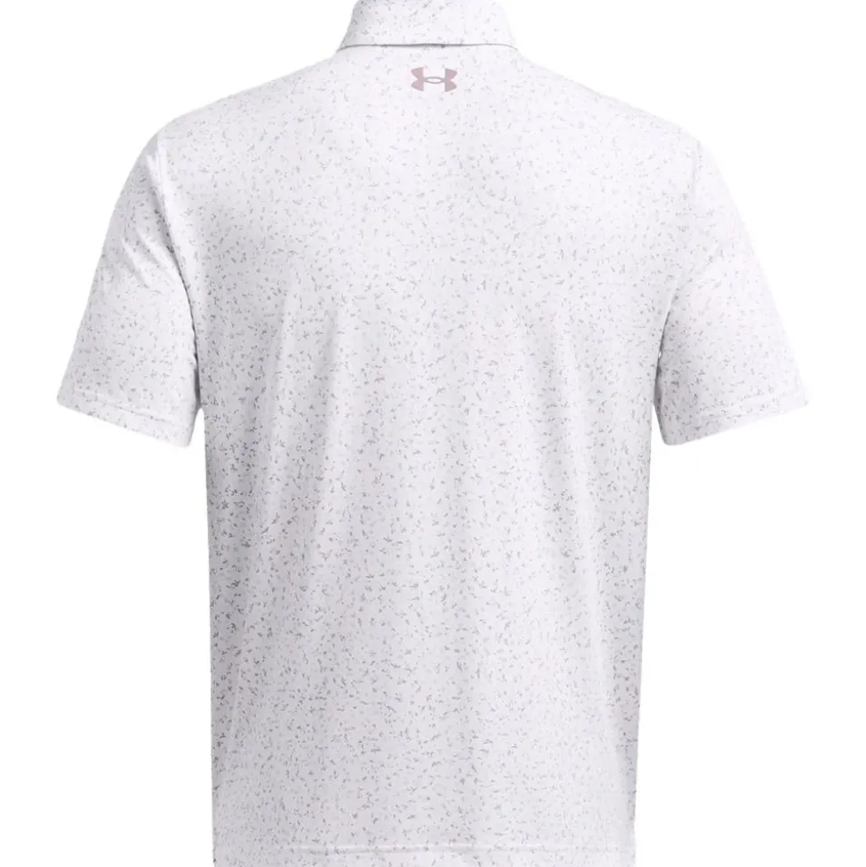 Polo Under Armour Playoff 3.0 Printed Polo White Tetra Gray