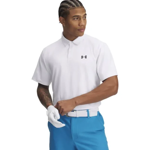 Polo Under Armour T2G Pique Polo White Black
