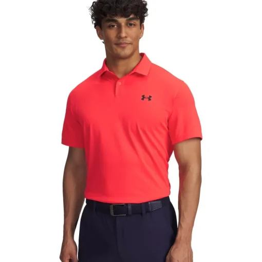 Polo Under Armour T2G Pique Polo Racer Red Black