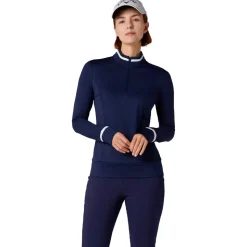 Pull Callaway Golf Thermal Long Sleeve Colour Bloc Peacoat