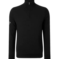 Pull Callaway Golf Windstopper 1/4 Zipped Sweater Black Ink