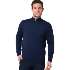 Pull Callaway Golf Windstopper 1/4 Zipped Sweater Peacoat