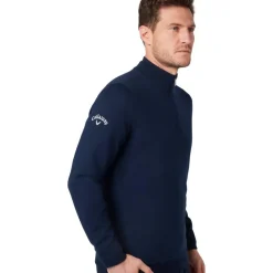 Pull Callaway Golf Windstopper 1/4 Zipped Sweater Peacoat