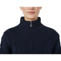 Pull Daily Sports Cable Ls Pullover Lined Navy