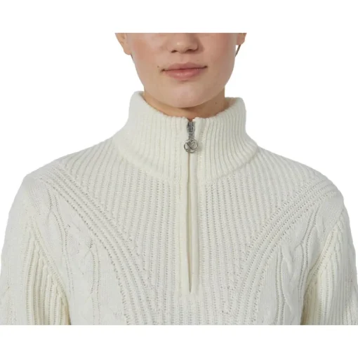 Pull Daily Sports Cable Ls Pullover Lined Ivory