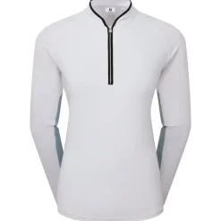 Pull Footjoy 1/4 Zip Ls Sun Pro Shirt White