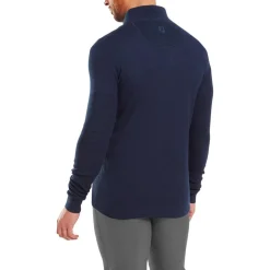 Pull Footjoy Drirelease Button Placket Sweater Navy