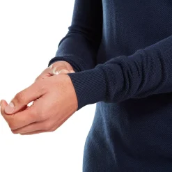 Pull Footjoy Drirelease Button Placket Sweater Navy