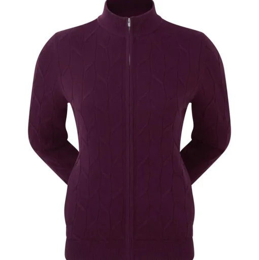 Pull Footjoy Full-Zip Lined Pullover Wmn Fig