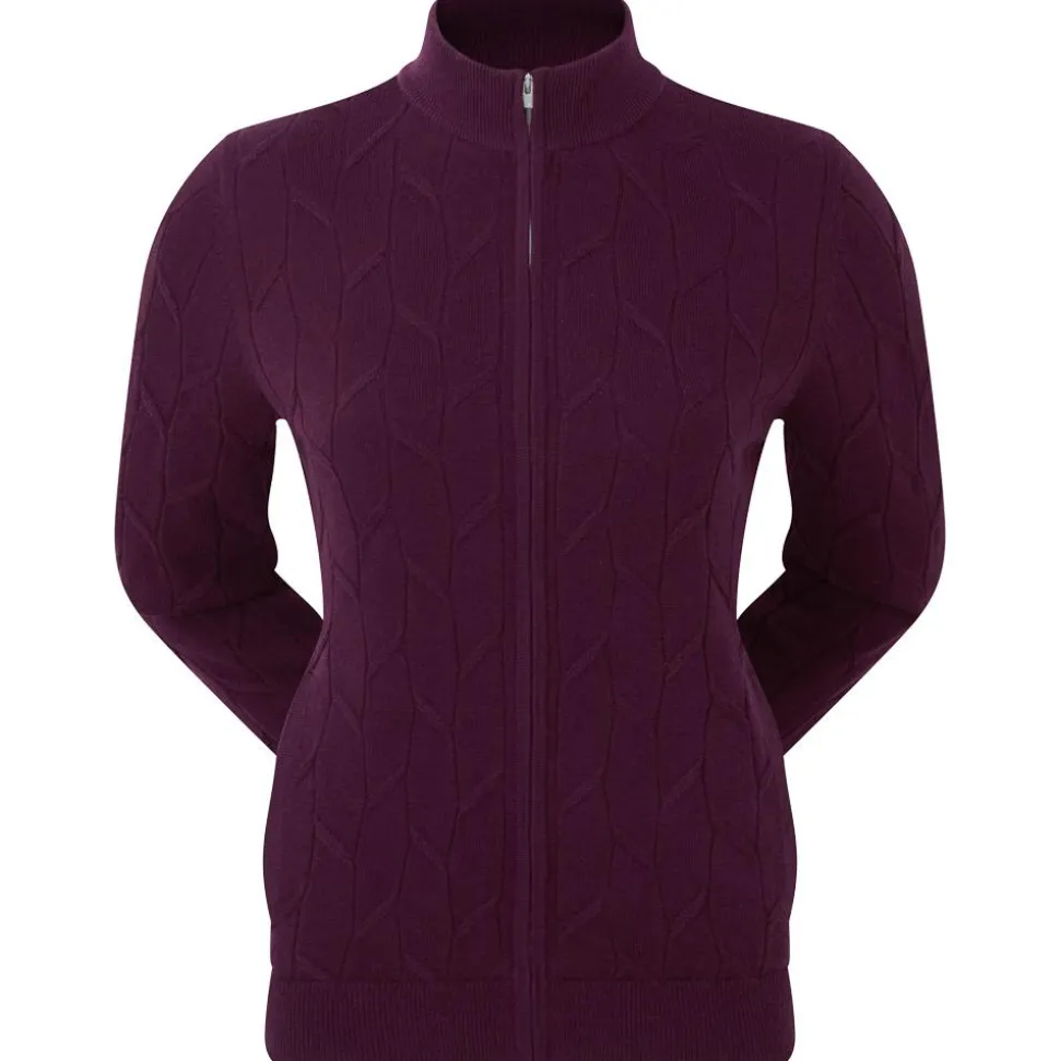 Pull Footjoy Full-Zip Lined Pullover Wmn Fig