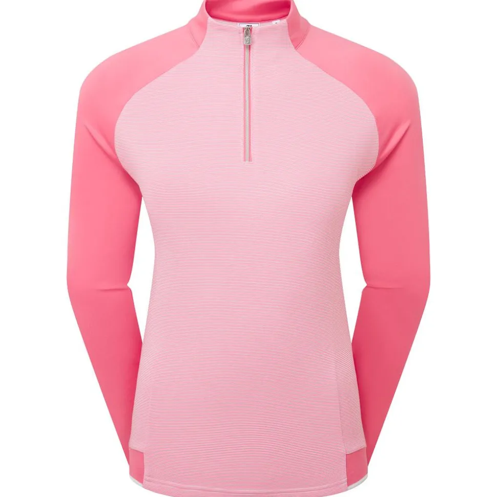 Pull Footjoy Pullover Half Zip Pink Lemon