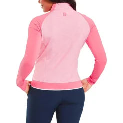 Pull Footjoy Pullover Half Zip Pink Lemon