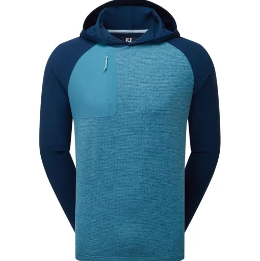 Pull Footjoy Thermoseries Pullover Hoodie Navy Slate