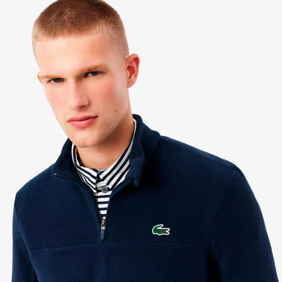 Pull Lacoste Midlayer Warm Polar Marine