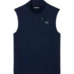 Pull Lacoste Midlayers 1/4 Zip Sleeveless Marine
