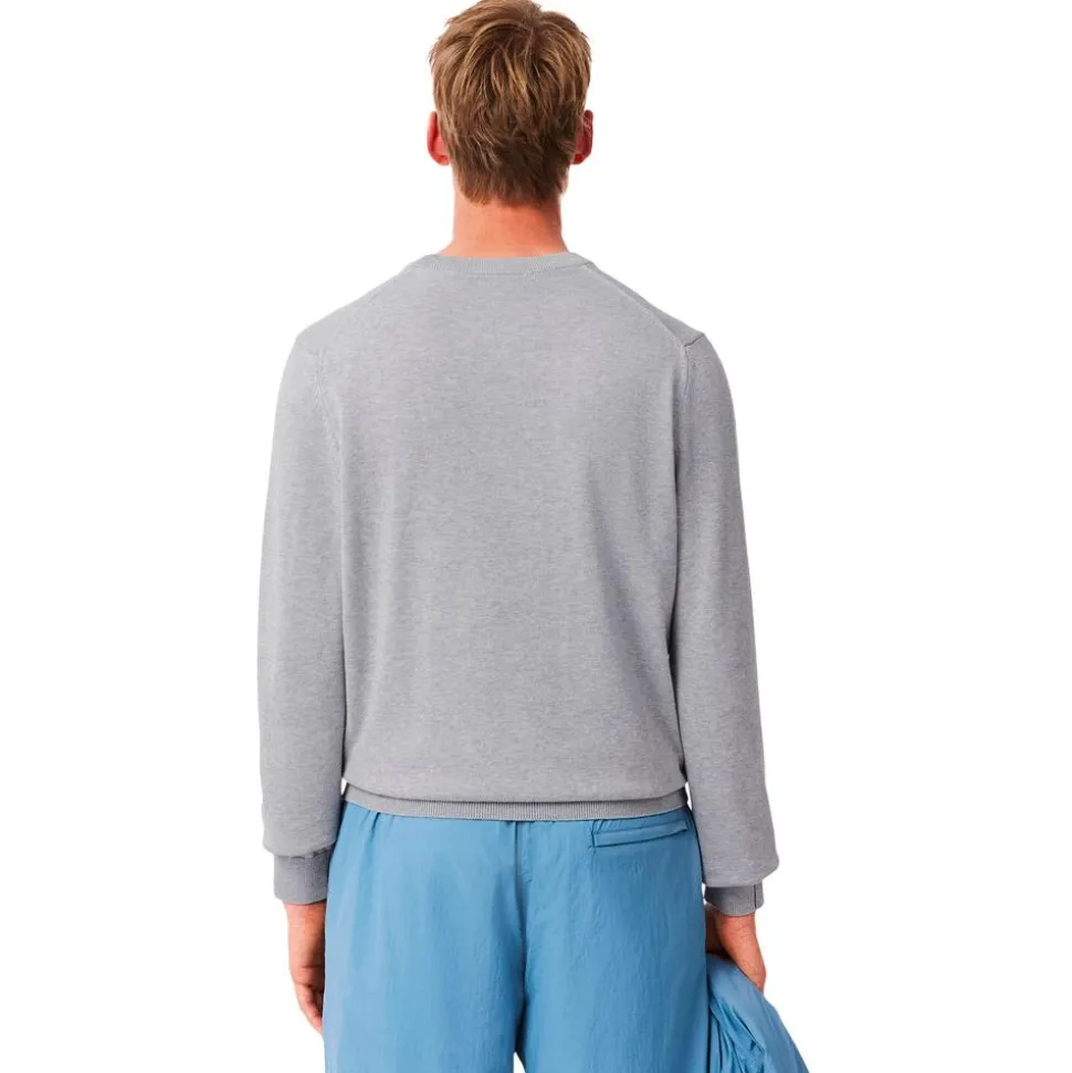 Pull Lacoste Sweater Silver Chiné
