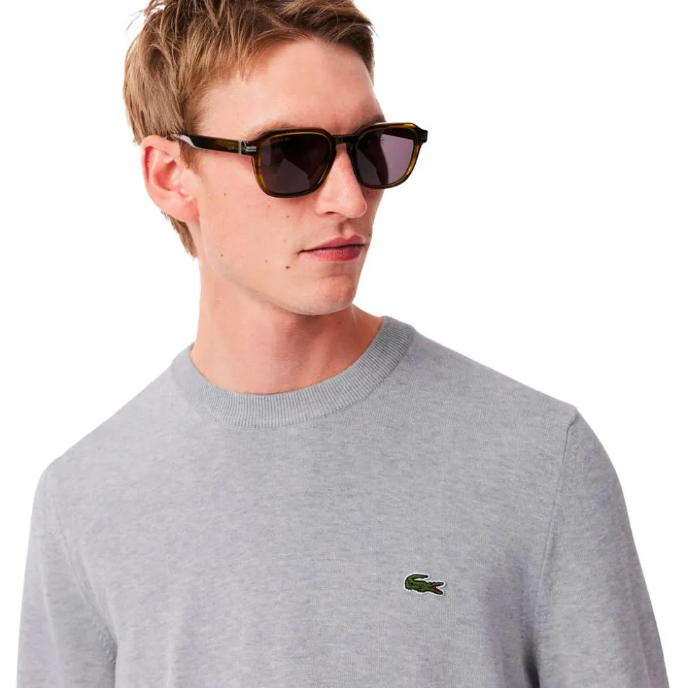 Pull Lacoste Sweater Silver Chiné