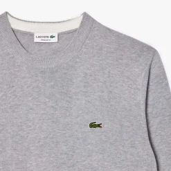 Pull Lacoste Sweater Silver Chiné