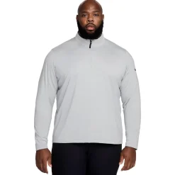 Pull Nike Dri Fit Victory Half Zip Top Wolf Grey Black