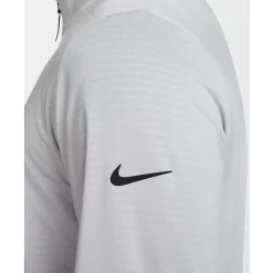 Pull Nike Dri Fit Victory Half Zip Top Wolf Grey Black
