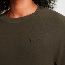Pull Nike Tour Sweater Knit Crew Cargo Khaki Black