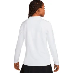 Pull Nike Women's Dri-Fit Club UV Half-Zip White Black