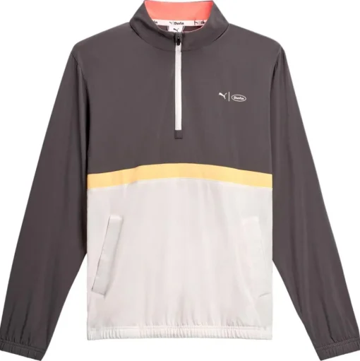 Pull Puma Golf Puma X Duvin Windbreaker White Glow