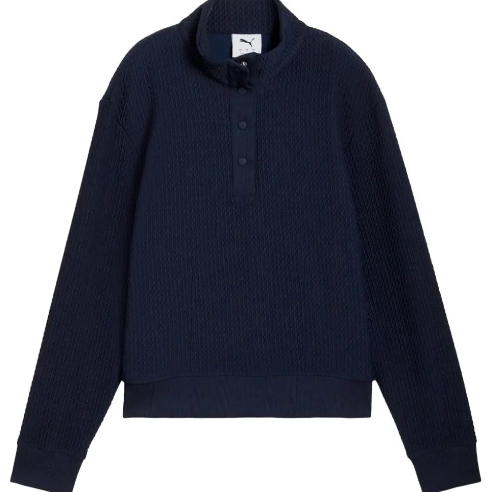 Pull Puma Golf W Boulder 1/2 Snap Pullover Deep Navy