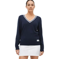 Pull Rohnisch Adele Knitted Sweater Navy White