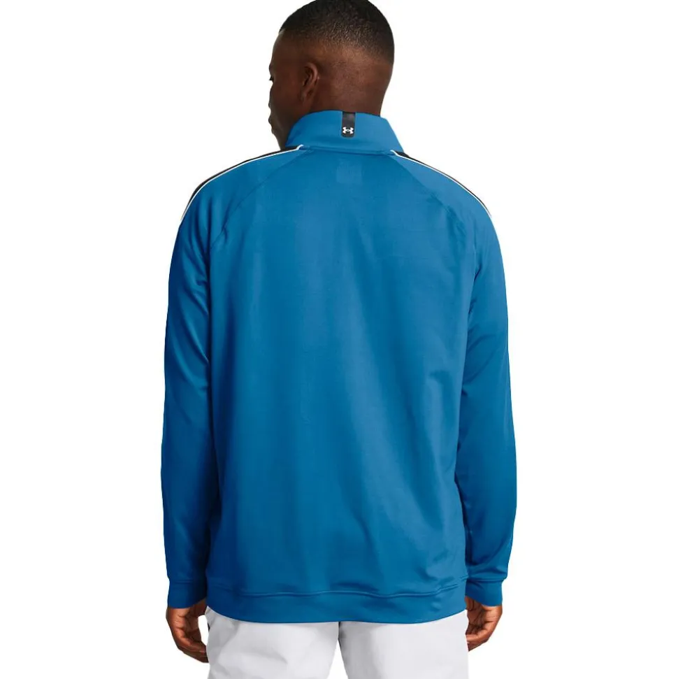 Pull Under Armour Storm Midlayer Half Zip Photon Blue Midnight Navy
