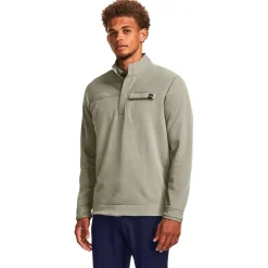 Pull Under Armour Storm Sweaterfleece Half Zip Grove Green White