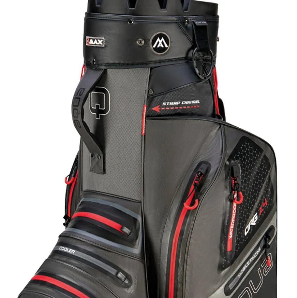 Sac chariot série Big Max Aqua Silencio 4 Charcoal Black Red