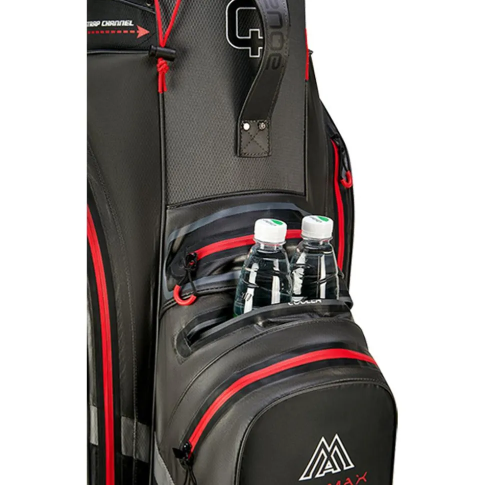 Sac chariot série Big Max Aqua Silencio 4 Charcoal Black Red