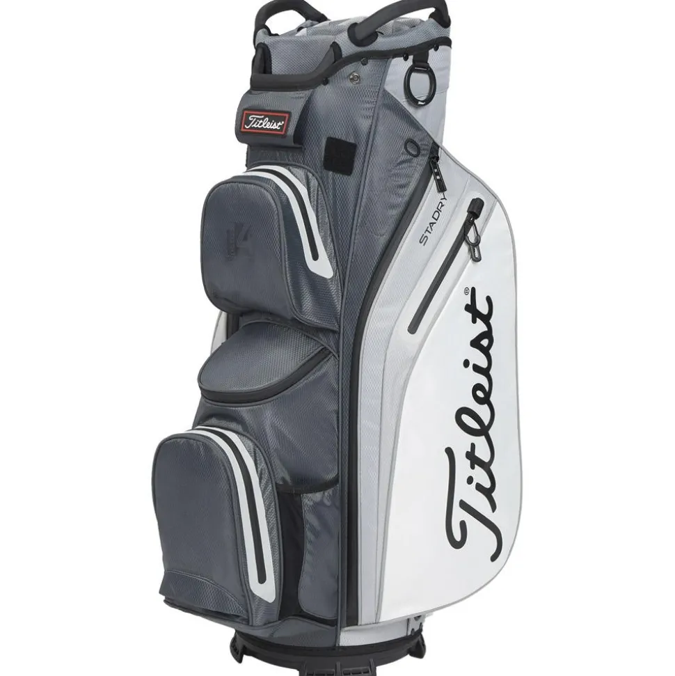 Sac chariot série Titleist Cart 14 Stadry Charcoal Grey White