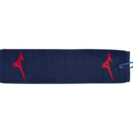 Serviette Mizuno Trifold Towel Navy Red