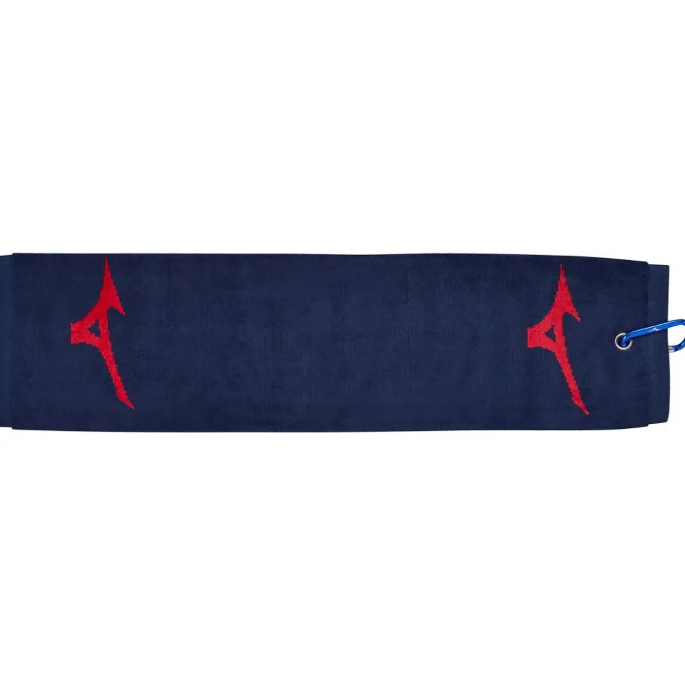 Serviette Mizuno Trifold Towel Navy Red