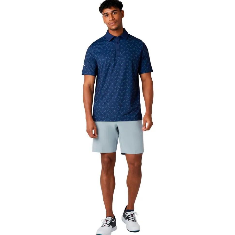 Short Callaway Golf Ukx Slim Fit Tech Solid Short Quarry