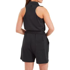 Short Footjoy Sleeveless Romper Black