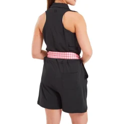 Short Footjoy Sleeveless Romper Black