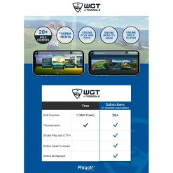 Simulateur de golf Phigolf WGT 2 Home Golf Simulator