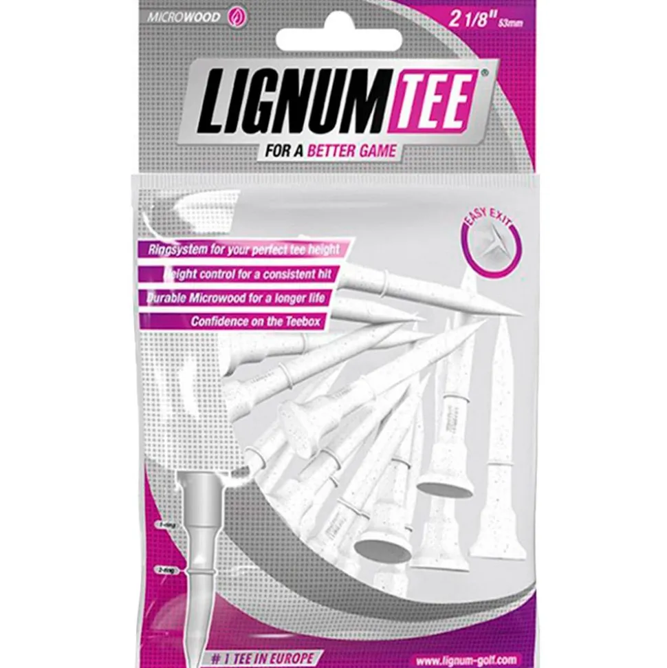 Tees Lignum Golf Tee Lignum Blanc 53mm