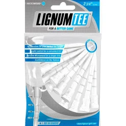 Tees Lignum Golf Tee Lignum Blanc 72mm