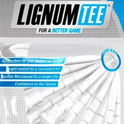 Tees Lignum Golf Tee Lignum Blanc 72mm