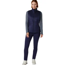 Veste Callaway Golf Quilted Puffer Vest Peacoat