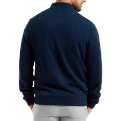 Veste Footjoy Drirelease Full Zip Lined Sweater Navy